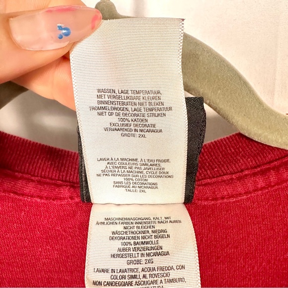 Harley-Davidson Bikercore Oil City Long Sleeve Graphic Tee Vintage Red 2XL - Picture 10 of 17